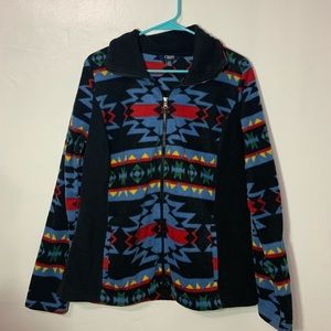 Chaps Men’s Large Aztec pattern zip up